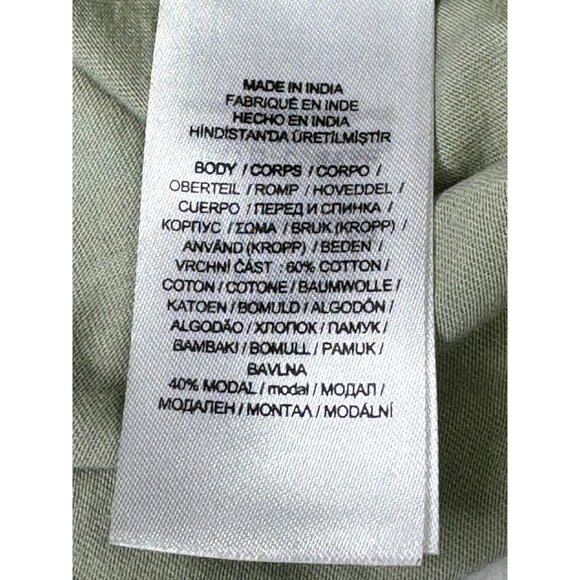 Lauren Ralph Lauren Sage Green Oversized Graphic Tee XXL Soft Ladies Top - Picture 5 of 9